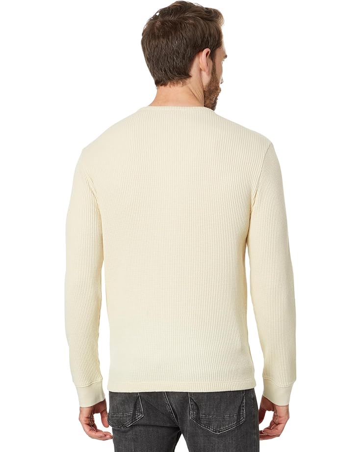 Vince Chunky Waffle Long Sleeve Henley Men's