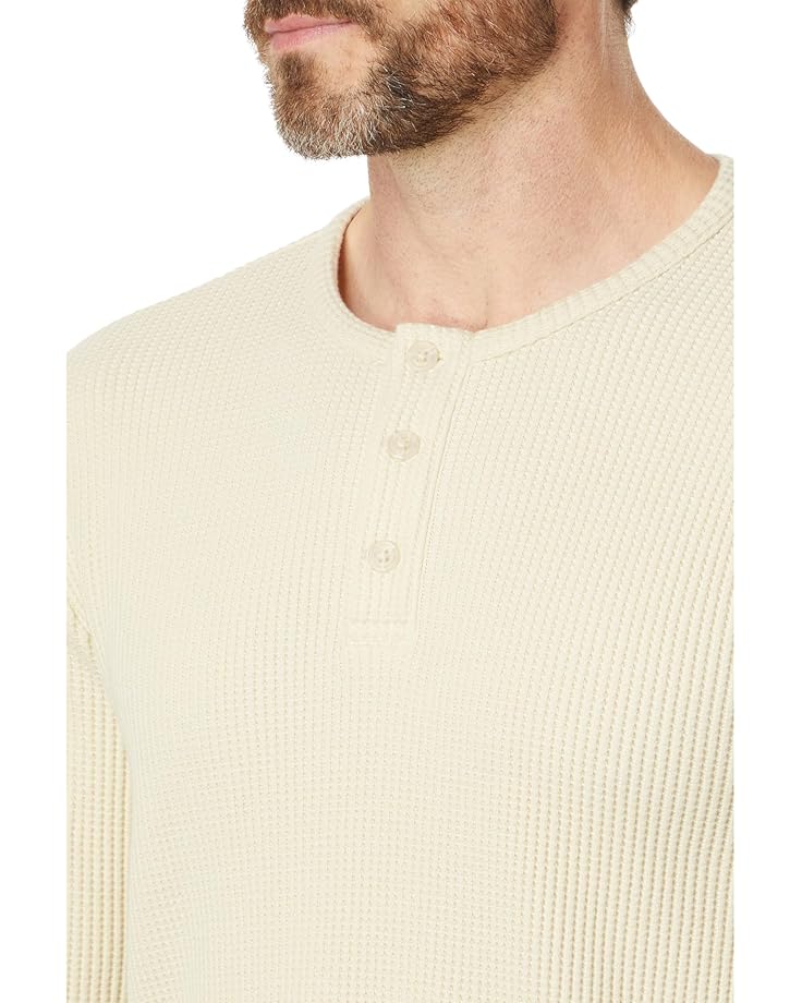Vince Chunky Waffle Long Sleeve Henley Men's