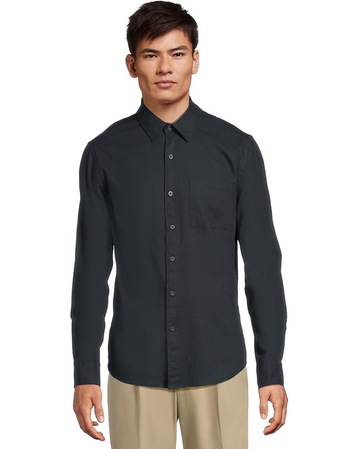 6pm Vince Cotton Wool Twill Long Sleeve Men's