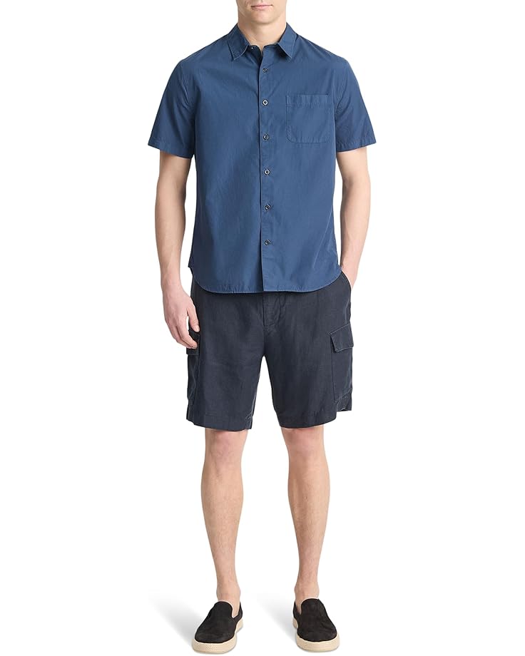 Vince Garment Dye Poplin S/S Men's