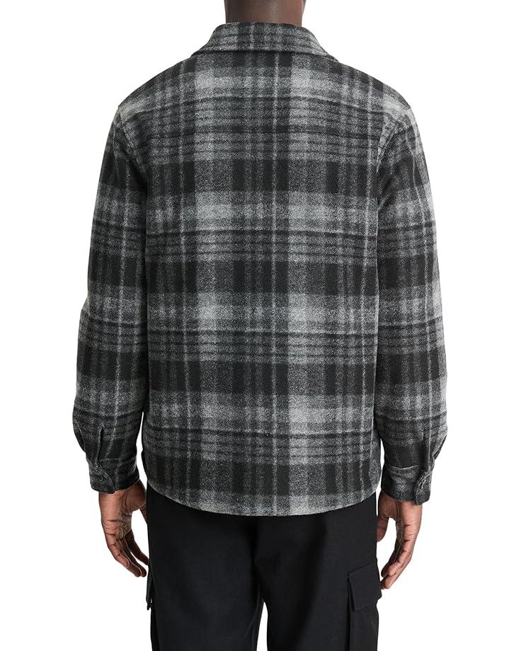 Vince Sherpa Lined Plaid Shirt Jacket Men's