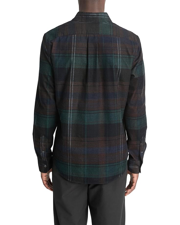 Vince Sierra Corduroy Plaid Long Sleeve Men's