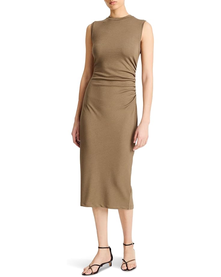 Vince Sleeveless Waist Gather Dress Women's