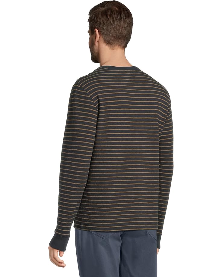 6pm Vince Slub Stripe Long Sleeve Crew Men's