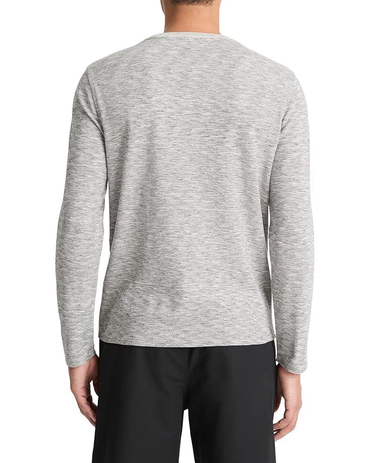 Vince Space Dye Long Sleeve Crew Men's