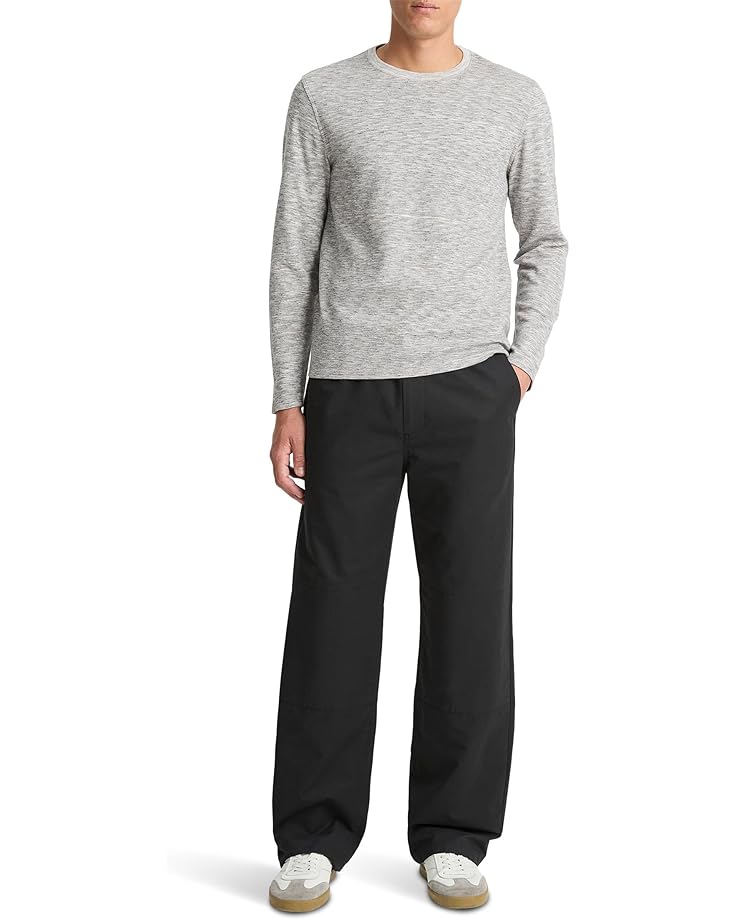 Vince Space Dye Long Sleeve Crew Men's
