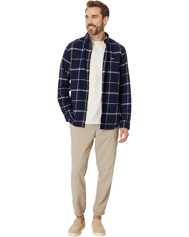 Vineyard Vines Flannel Plaid Whale Shirt Men's