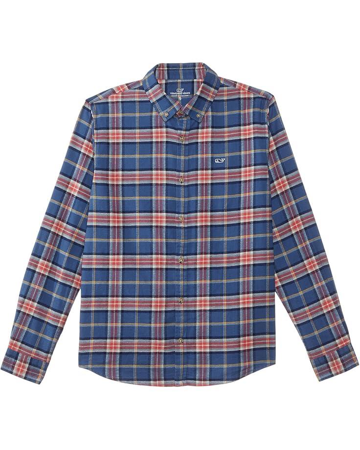6pm Vineyard Vines Pocket Flannel Shirt (Big Kid)