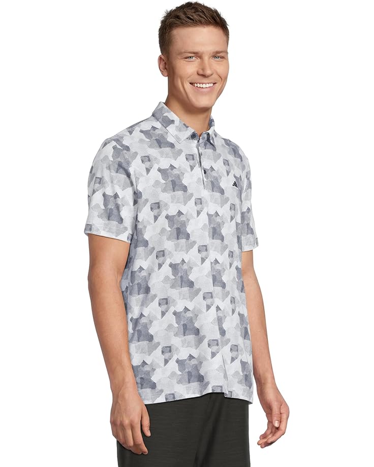 6pm Adidas Golf Go-To Printed Golf Polo Shirt Men's