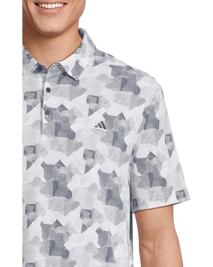 6pm Adidas Golf Go-To Printed Golf Polo Shirt Men's