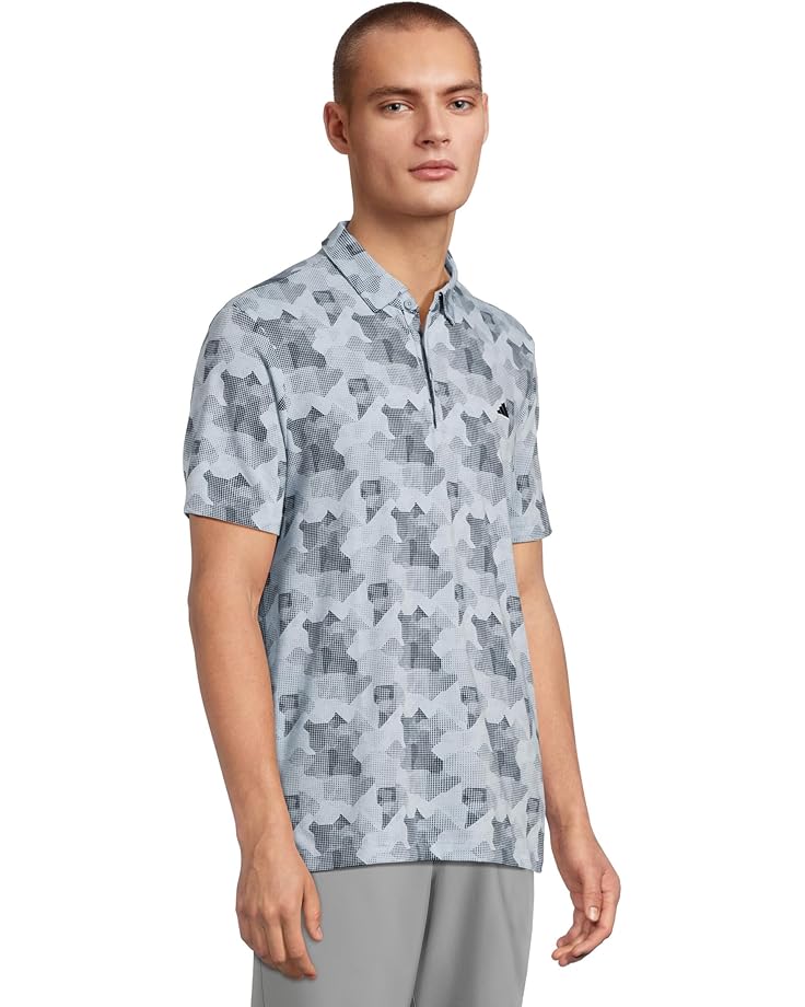 6pm Adidas Golf Go-To Printed Golf Polo Shirt Men's