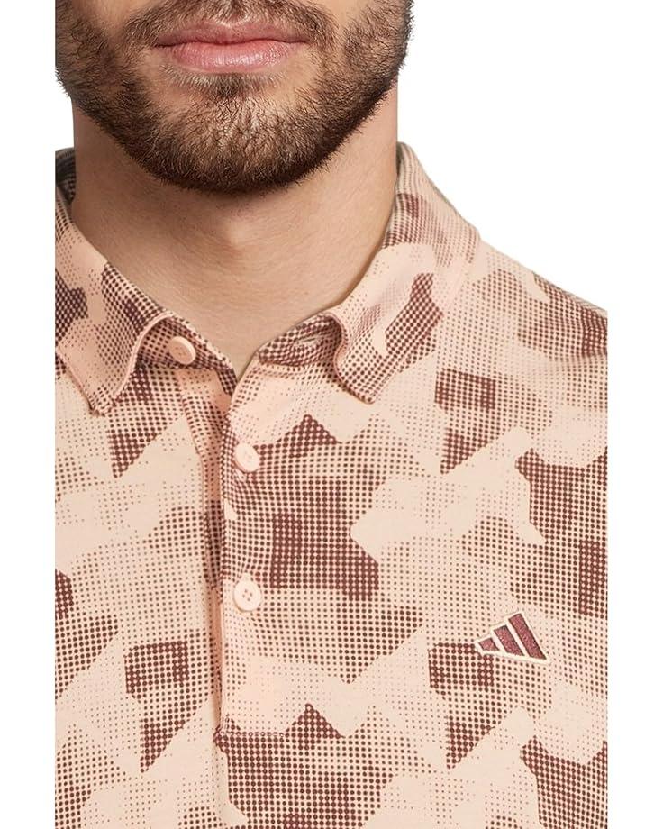 6pm Adidas Golf Go-To Printed Golf Polo Shirt Men's