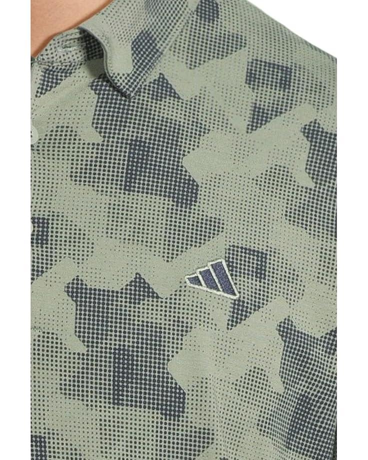 6pm Adidas Golf Go-To Printed Golf Polo Shirt Men's