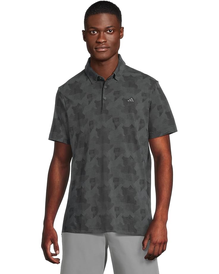 6pm adidas Golf Go-To Printed Golf Polo Shirt Men's