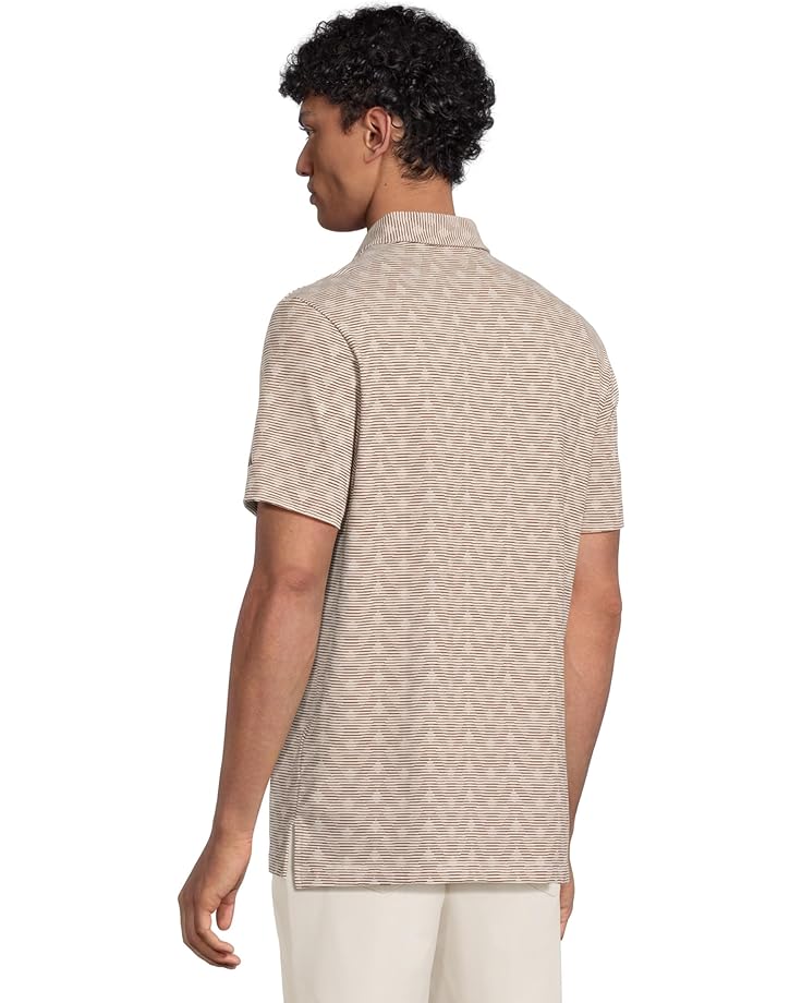 6pm Adidas Golf Go-To Printed Stripe Golf Polo Shirt Men's