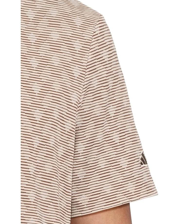 6pm Adidas Golf Go-To Printed Stripe Golf Polo Shirt Men's