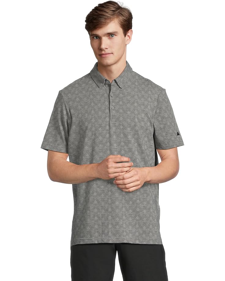 6pm adidas Golf Go-To Printed Stripe Golf Polo Shirt Men's