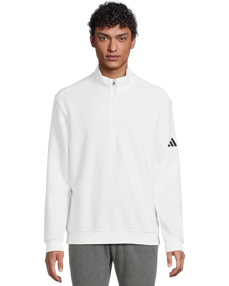 6pm adidas Golf Ultimate365 Terry Cloth 1/4 Zip Golf Pullover Men's