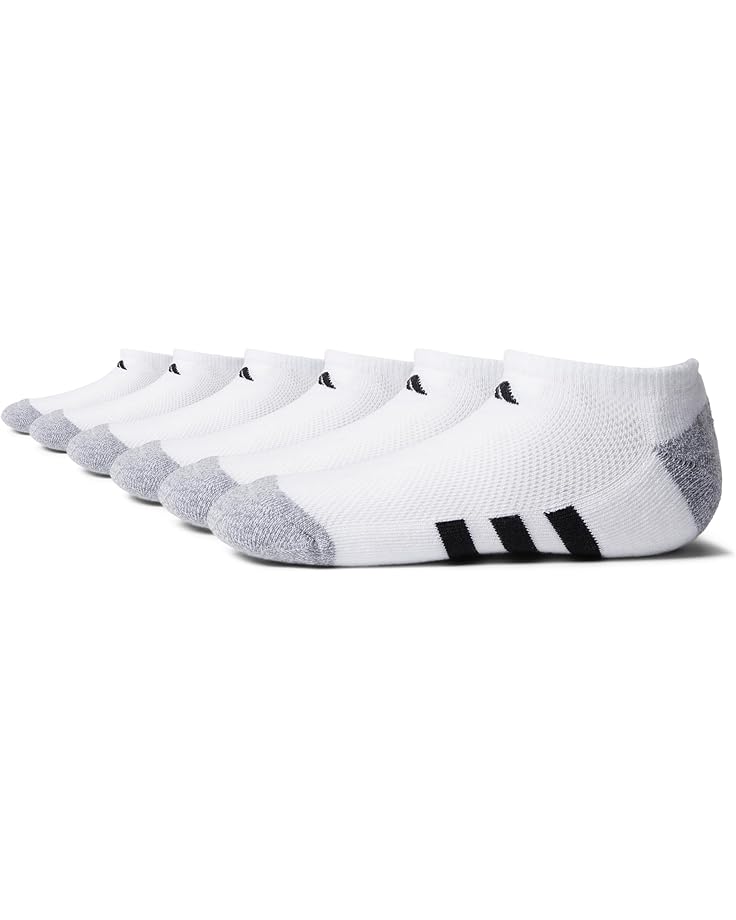 adidas Kids Athletic Cushioned 6-Pack No Show (Little Kid/Big Kid/Adult)