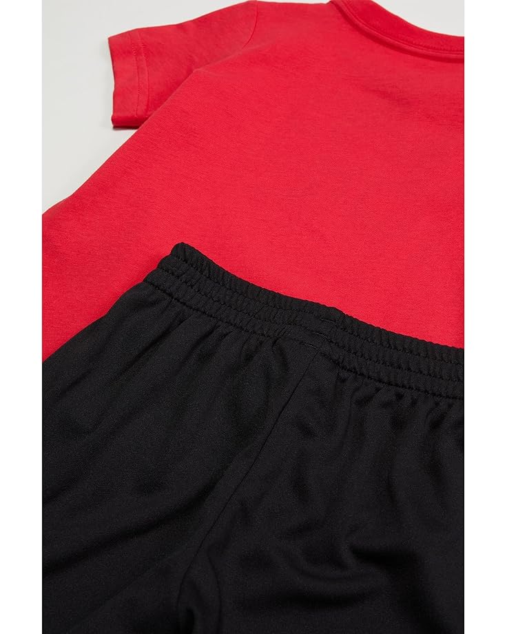 6pm Adidas Kids Cotton Tee & Logo Shorts Set (Toddler/Little Kid)