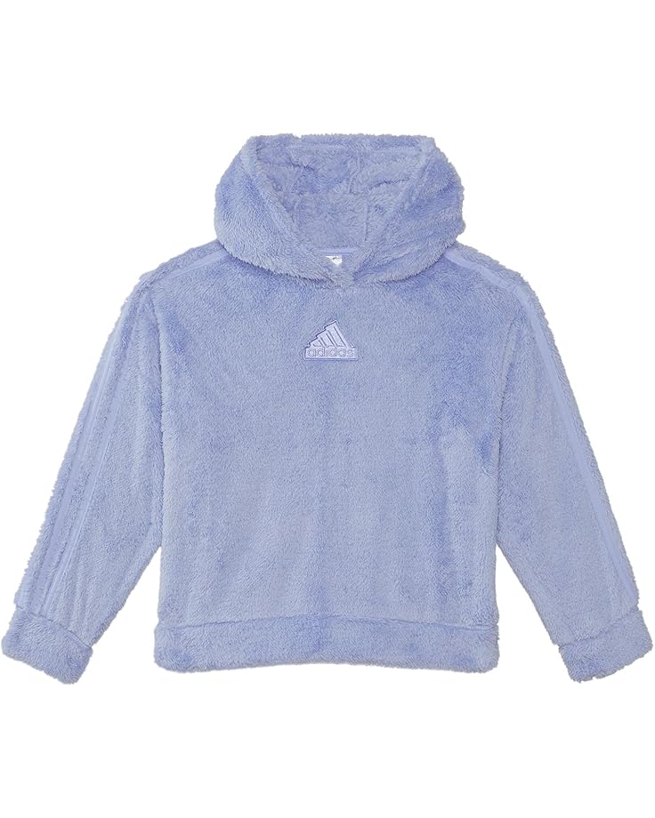 6pm adidas Kids Cozy Furry Sherpa Hooded Pullover (Big Kid)
