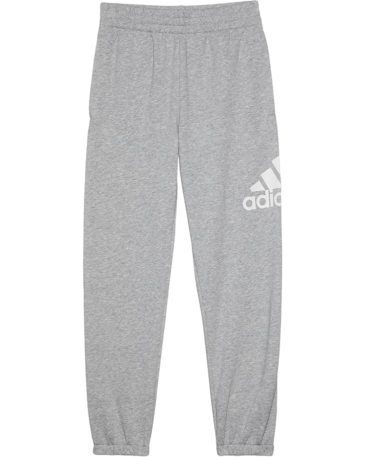 adidas Kids Essential Heather Graphic Fleece Joggers (Big Kid)