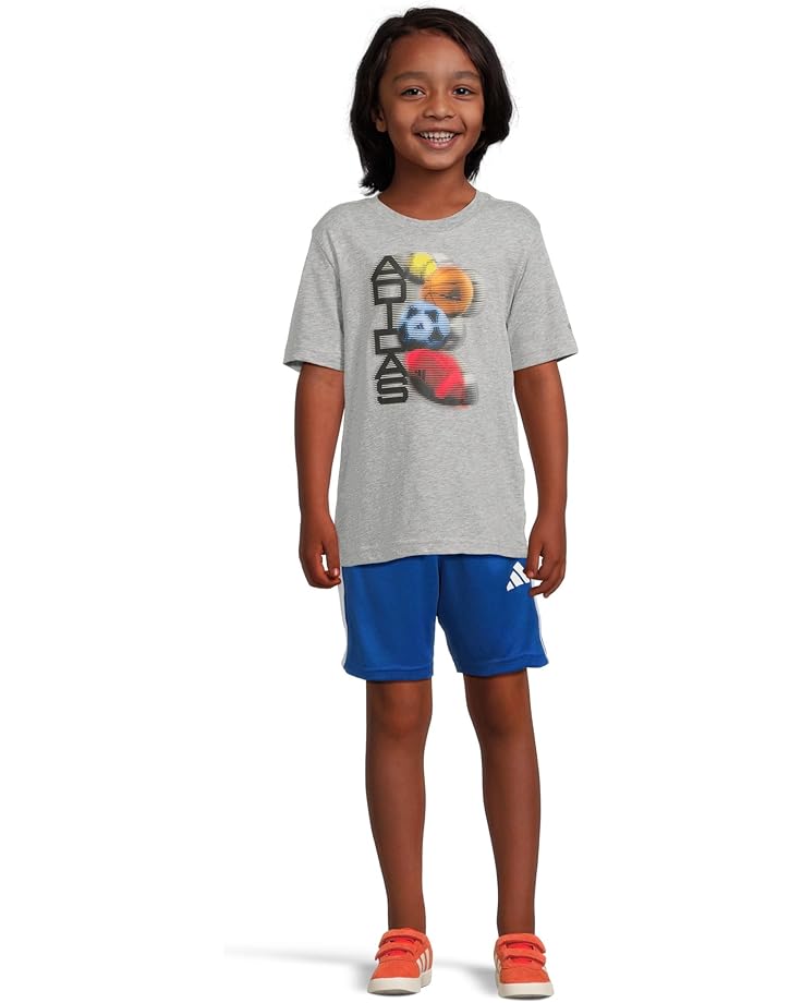 6pm Adidas Kids Essentials 3-Stripe Shorts (Toddler/Little Kids)
