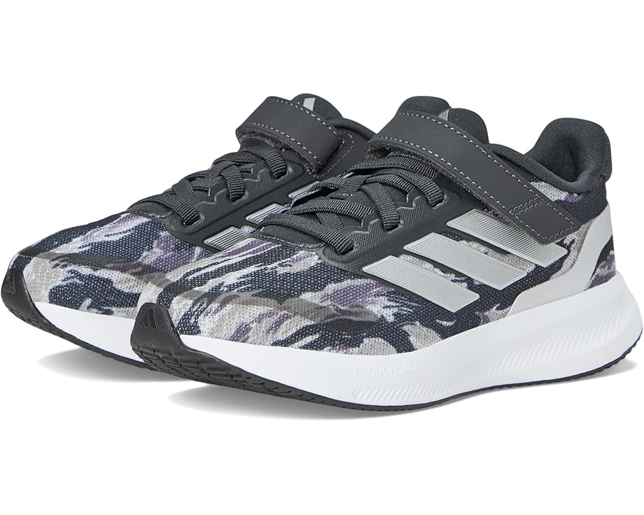 6pm adidas Kids Run Falcon 5 Elastic Lace Sportswear Shoes (Little Kid)