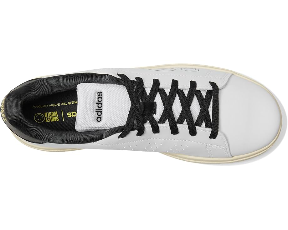 6pm Adidas Kids Smiley World Advantage Sportswear Shoes (Big Kid)