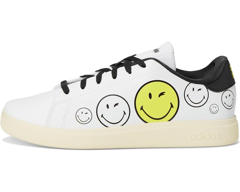 6pm Adidas Kids Smiley World Advantage Sportswear Shoes (Big Kid)