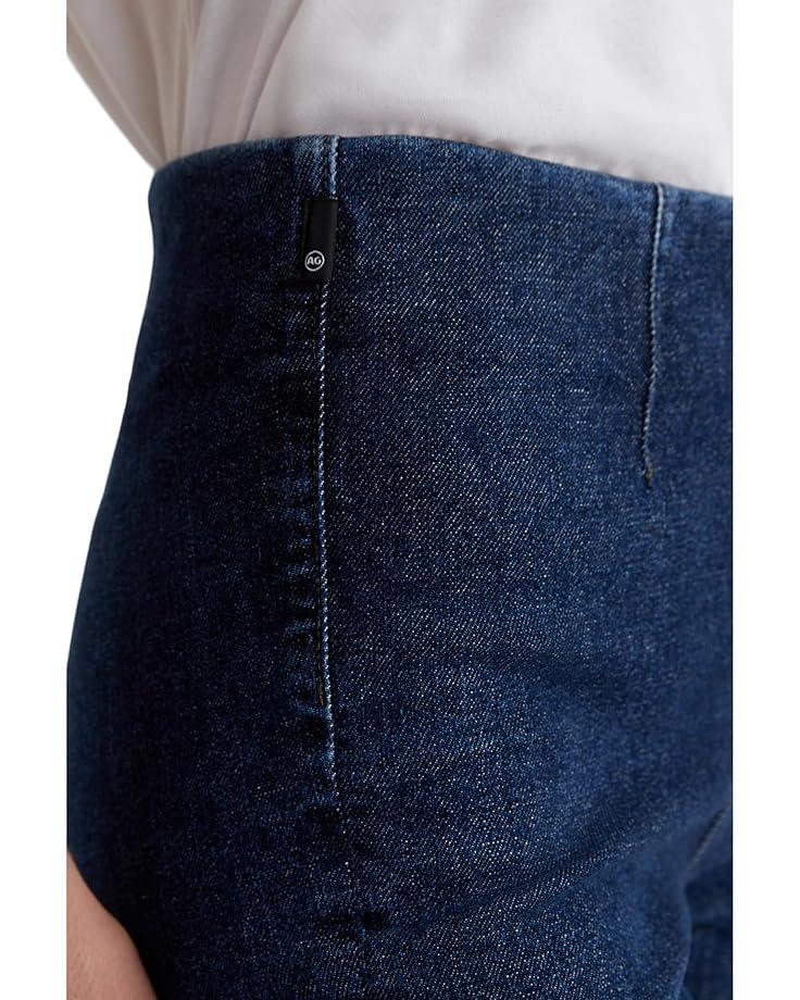 AG Jeans Farrah Mid Rise Pull On Crop Boot Jeans In Hyacinth Women's