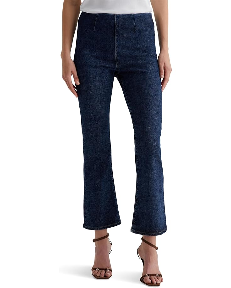 AG Jeans Farrah Mid Rise Pull On Crop Boot Jeans in Hyacinth Women's