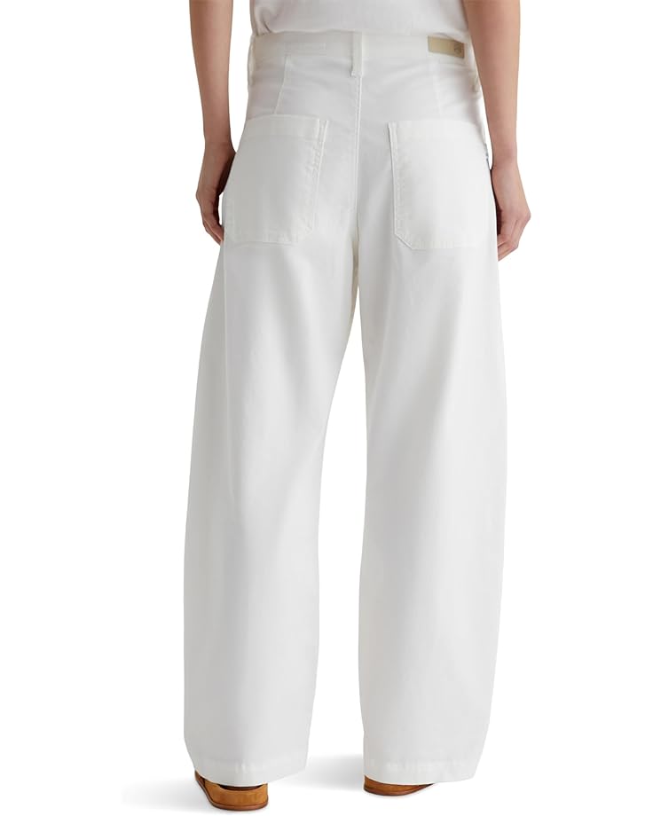 AG Jeans Fiona Hise Rise Barrel Chino In Powder Women's