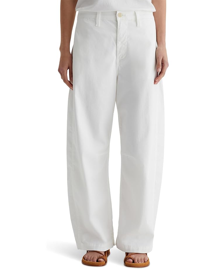 AG Jeans Fiona Hise Rise Barrel Chino in Powder Women's