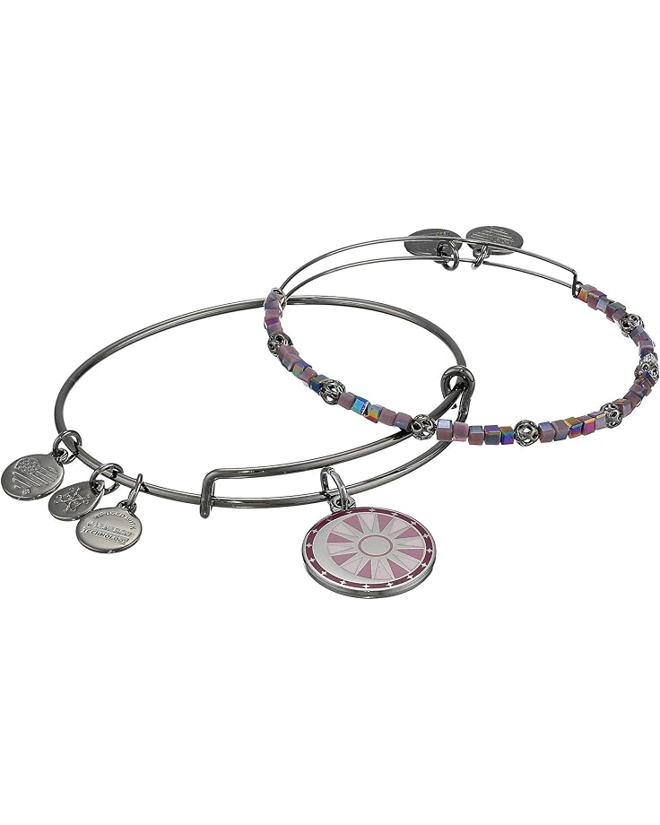 6pm Alex and Ani Color Infusion Cosmic Balance II Set of 2 Bangle