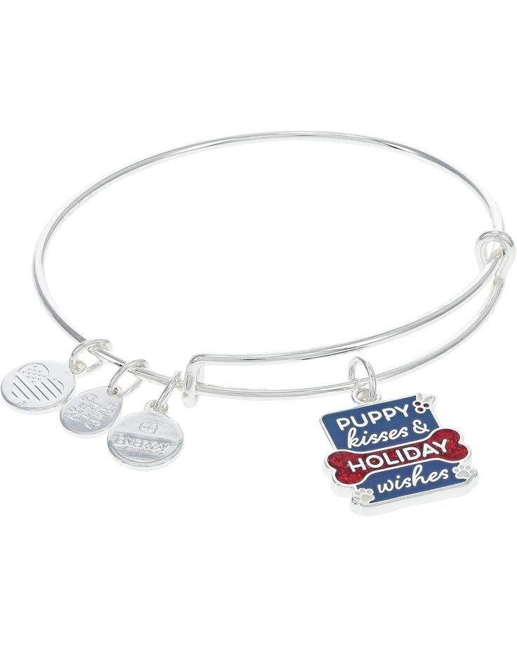 6pm Alex and Ani Puppy Kisses and Holiday Wishes Bracelet