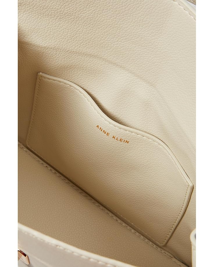 6pm Anne Klein Convertible Box Bag With Enamel Turnlock
