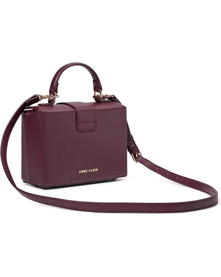 6pm Anne Klein Convertible Box Bag With Enamel Turnlock