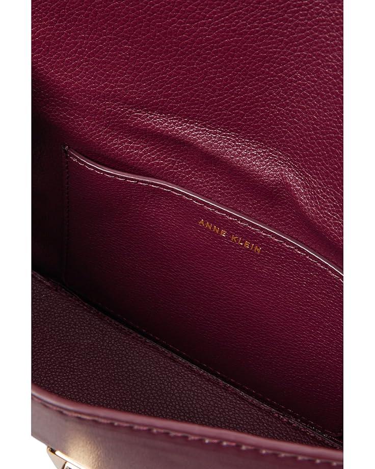 6pm Anne Klein Convertible Box Bag With Enamel Turnlock
