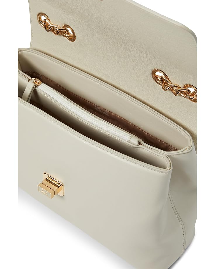 6pm Anne Klein Convertible Flap Shoulder Bag With Enamel Turnlock
