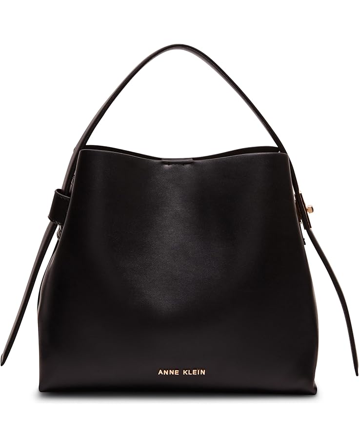 6pm Anne Klein Convertible Minimal Hobo with Enamel Turnlock