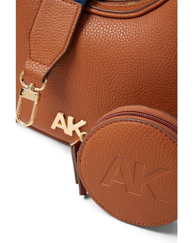 Anne Klein Convertible Shoulder Bag W/ Web Strap & Coin Purse