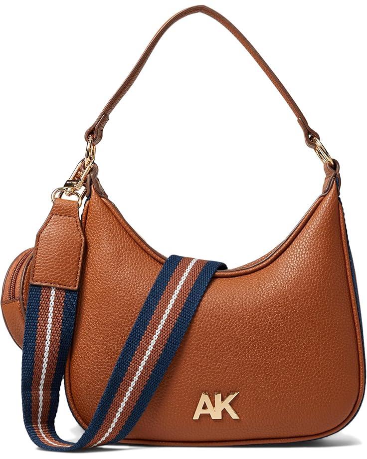 Anne Klein Convertible Shoulder Bag w/ Web Strap & Coin Purse
