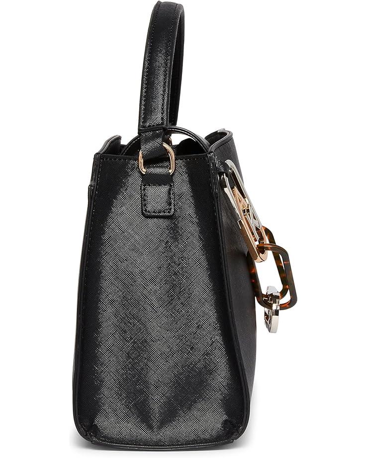 6pm Anne Klein Convertible Top-Handle Satchel With Mixed Links