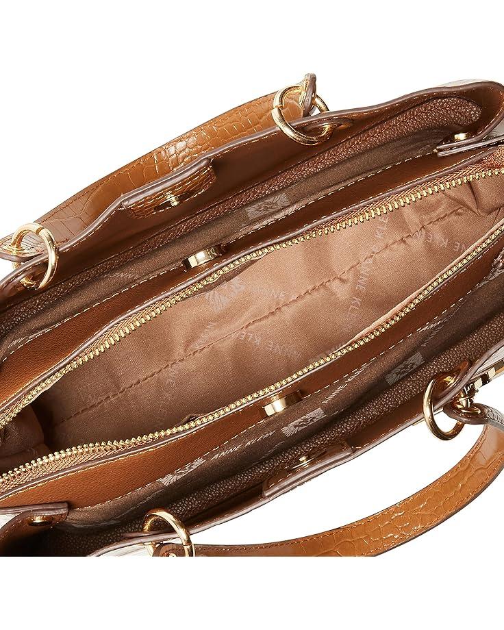 6pm Anne Klein Convertible Triple Compartment Satchel