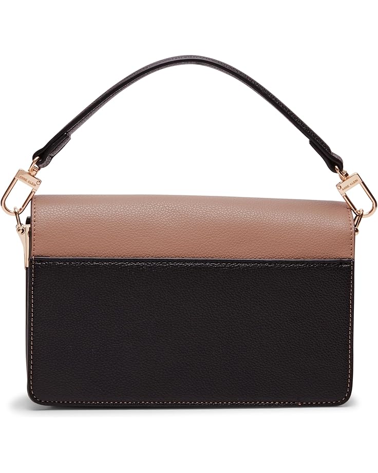 6pm Anne Klein E/W Convertible Flap Shoulder Bag With New Turnlock