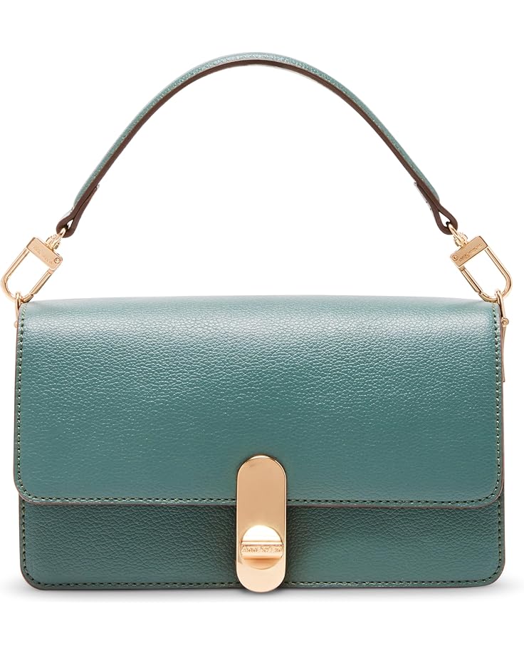 6pm Anne Klein E/W Convertible Flap Shoulder Bag with New Turnlock