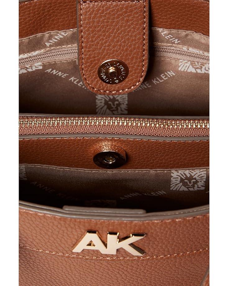 Anne Klein Mini Convertible Tote W/ Web Strap & Coin Purse