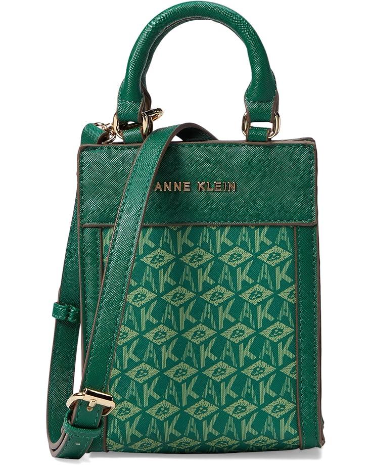 Anne Klein Mini North/South AK Cube Logo Crossbody