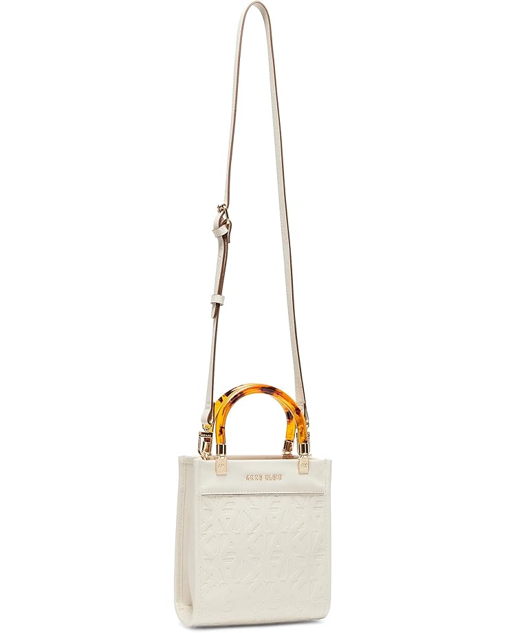 6pm Anne Klein Mini North/South Embossed Convertible Crossbody